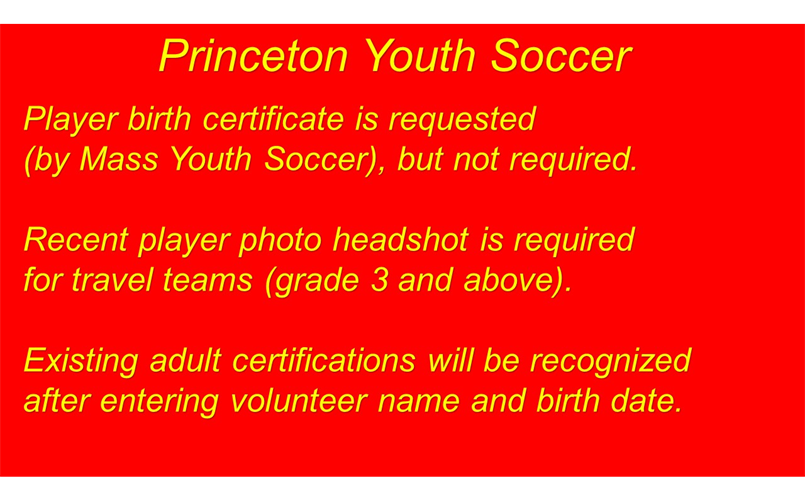 Princeton Youth Soccer Association > Home