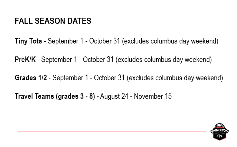 Fall Dates